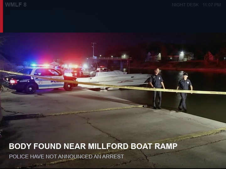 A local television report about the Millford murder