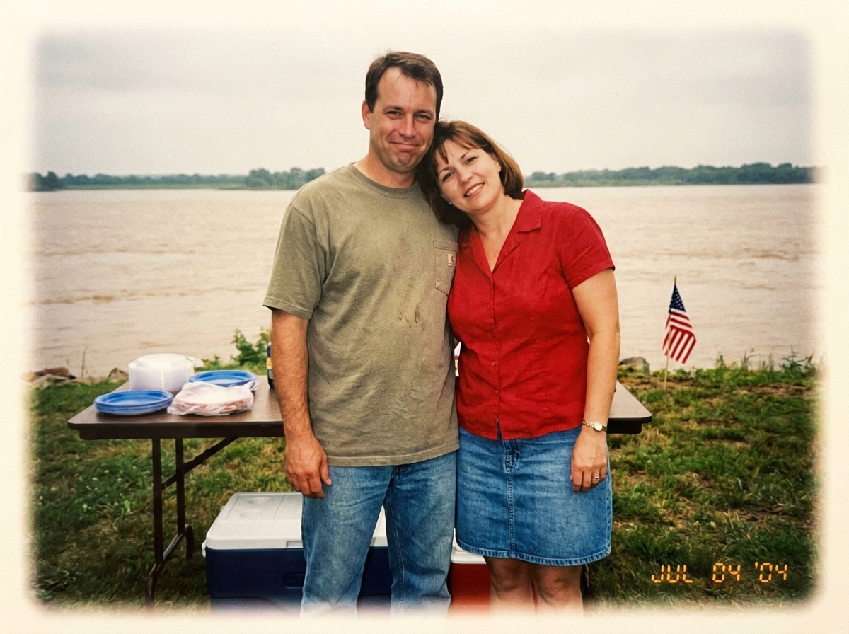 A family photograph from the Reed case archive